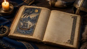 Open saga manuscript
